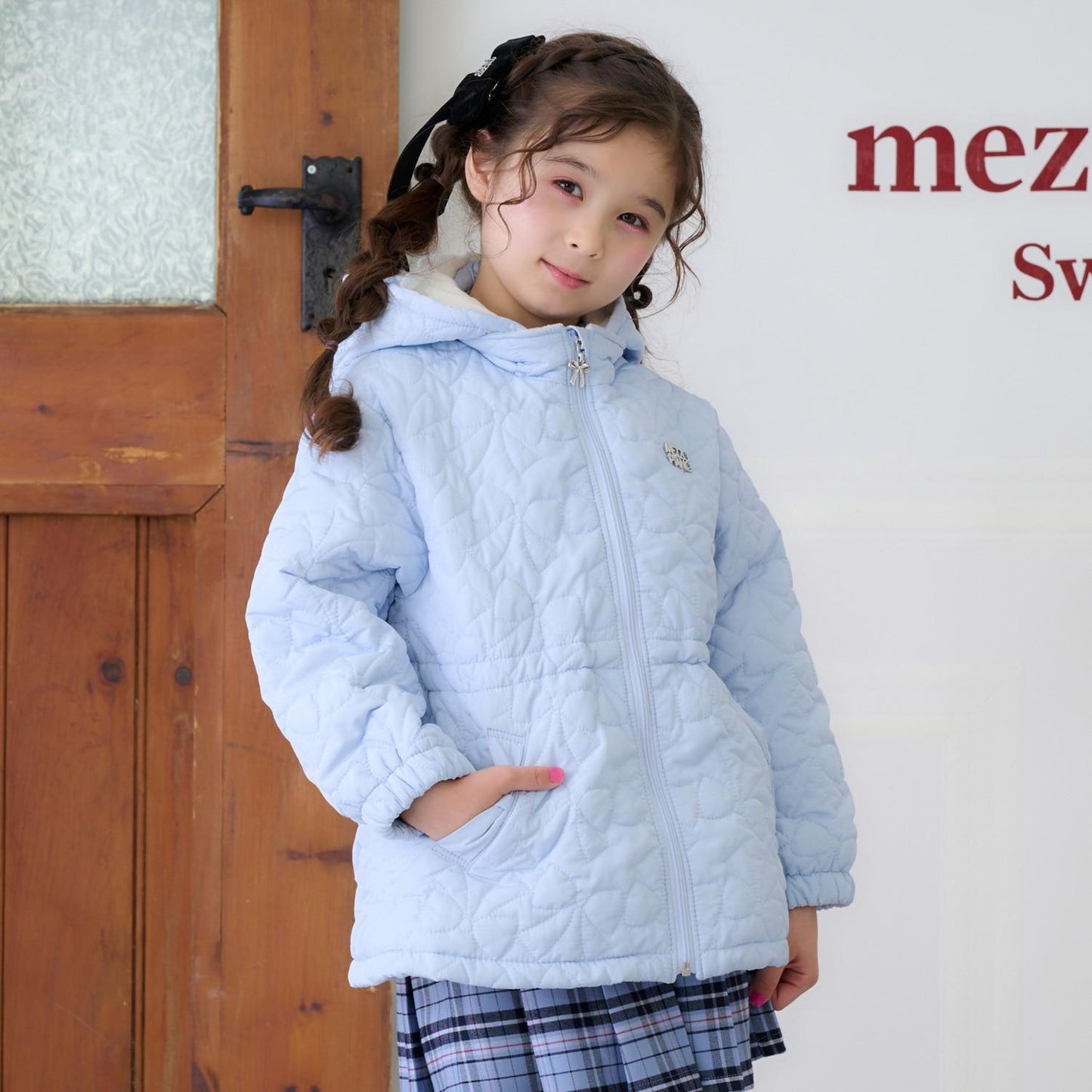 蝴蝶結絎縫夾克