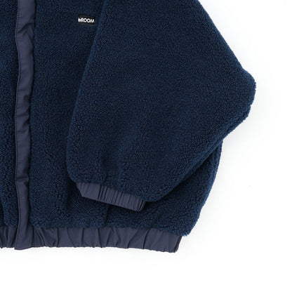 寬鬆廓形仿羊羔絨夾克