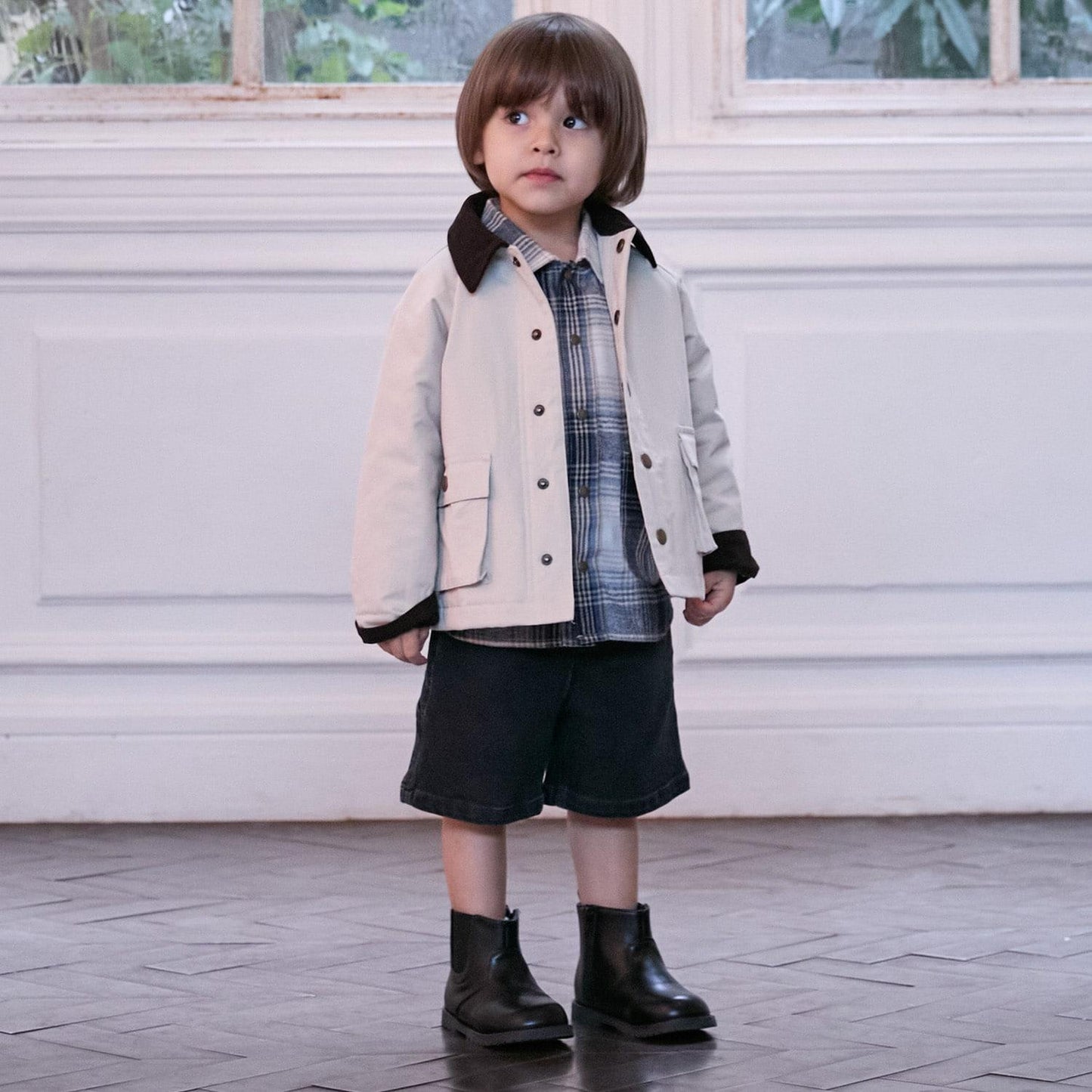 【リンク】斜紋加棉長款風衣