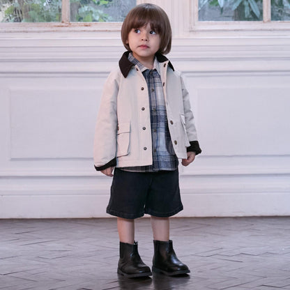 【リンク】斜紋加棉長款風衣