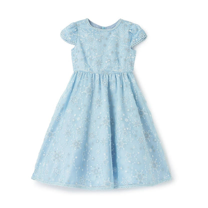 閃亮星星刺繡連衣裙