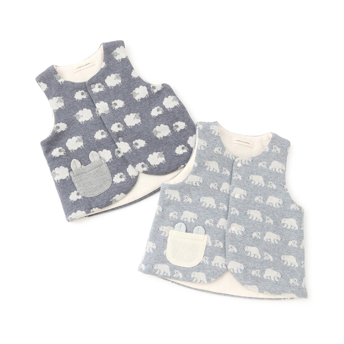 【有機】提花背心