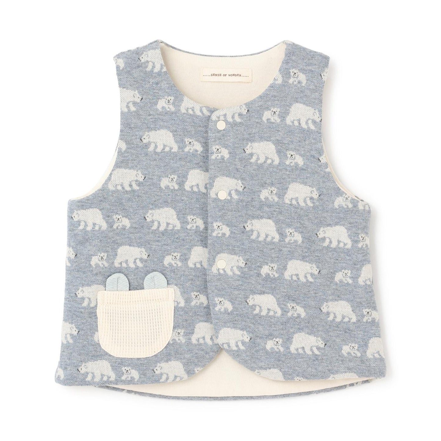 【有機】提花背心