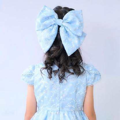 閃亮星星刺繡連衣裙