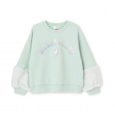 【人氣商品】【直營店無售】動物圖案毛絨袖衛衣