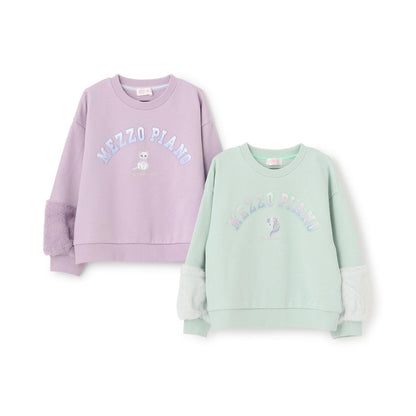 【人氣商品】【直營店無售】動物圖案毛絨袖衛衣