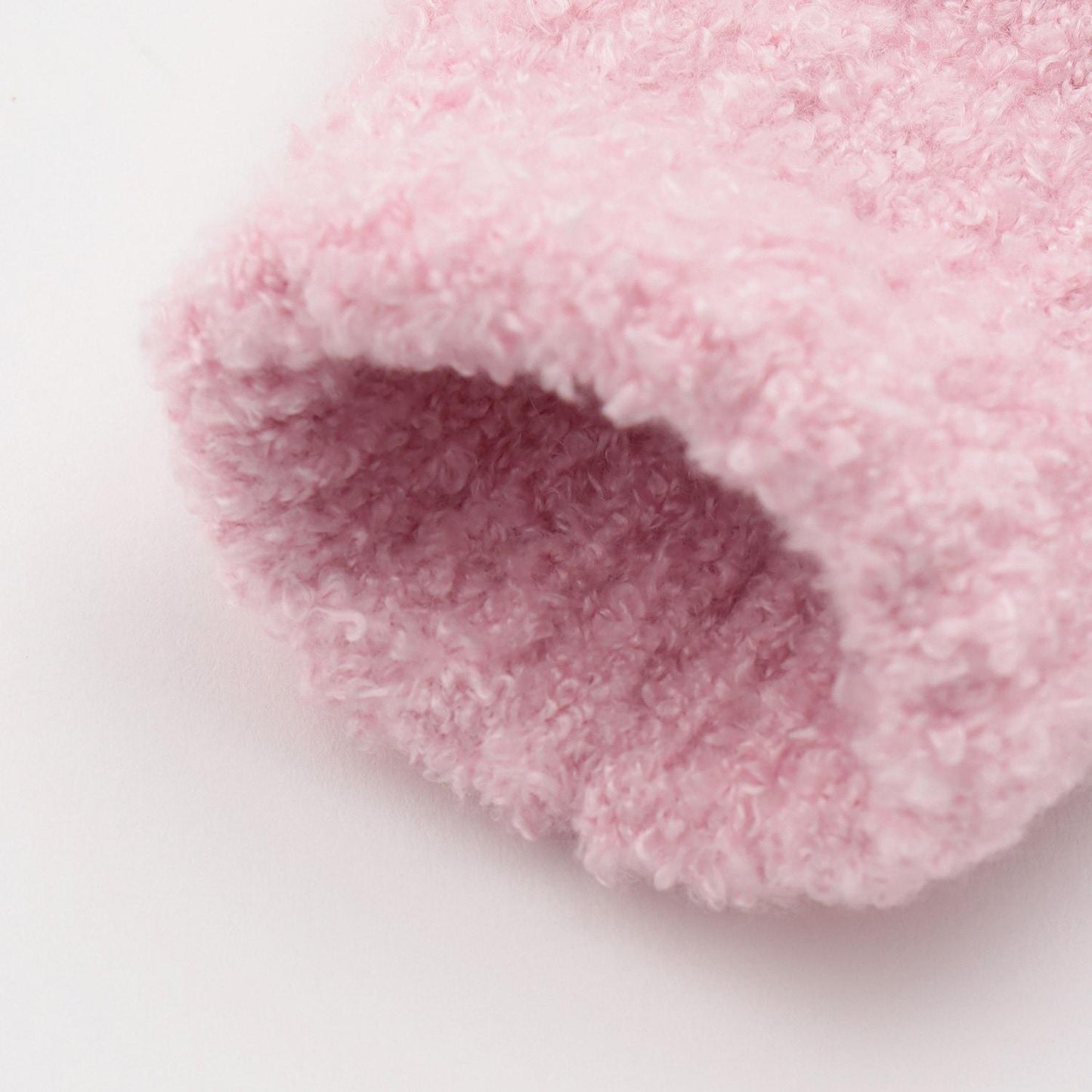 蝴蝶結棉花糖針織手套