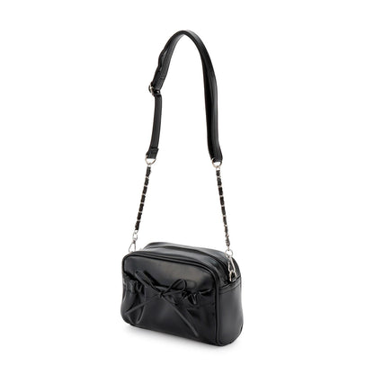 褶皺口袋蝴蝶結單肩包