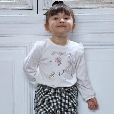 【色】芭蕾元素長袖T恤