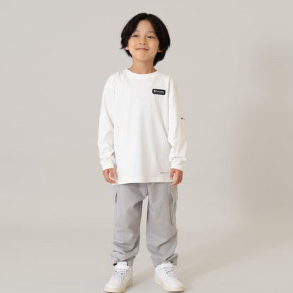 【Columbia】兒童單點標誌長袖T恤