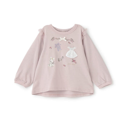 【色】芭蕾元素長袖T恤