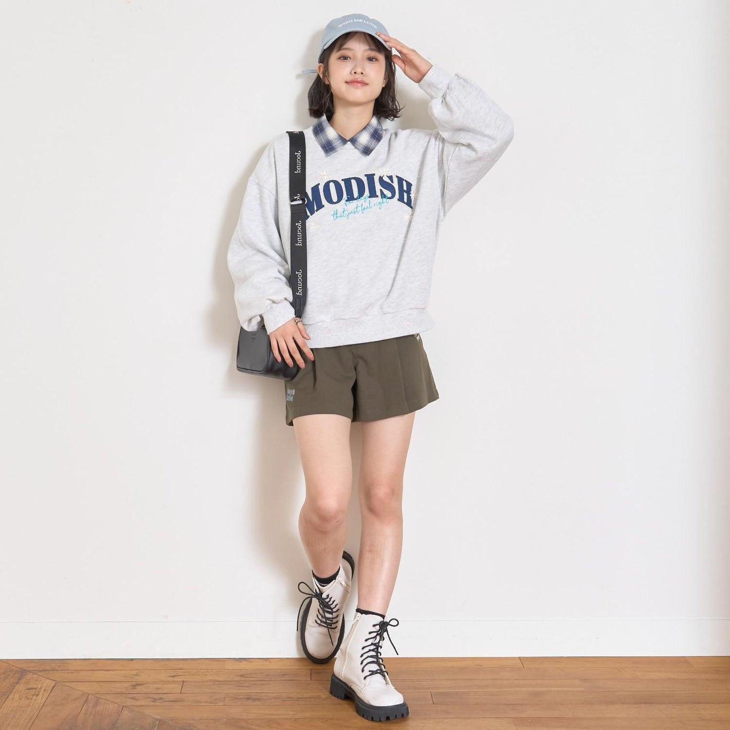 【7days】Logo花卉印花衛衣