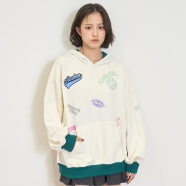 【7days】拼色連帽衛衣