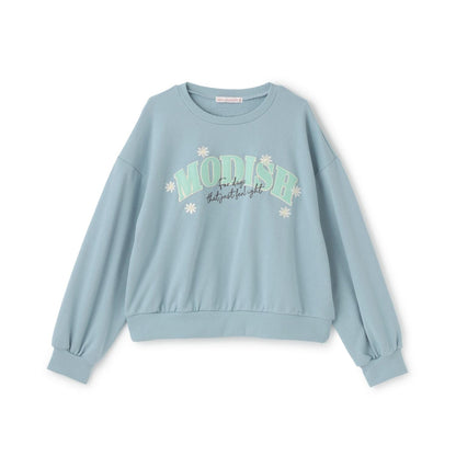 【7days】Logo花卉印花衛衣