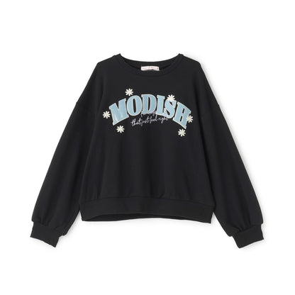 【7days】Logo花卉印花衛衣