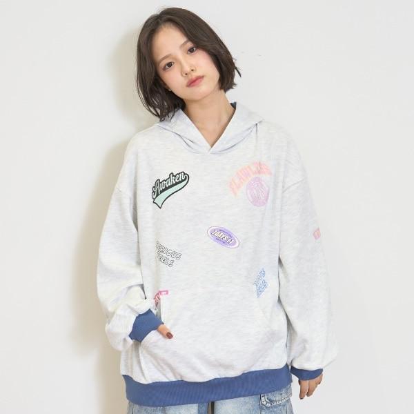 【7days】拼色連帽衛衣