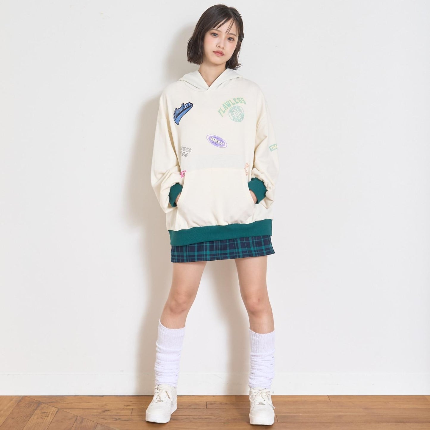 【7days】拼色連帽衛衣