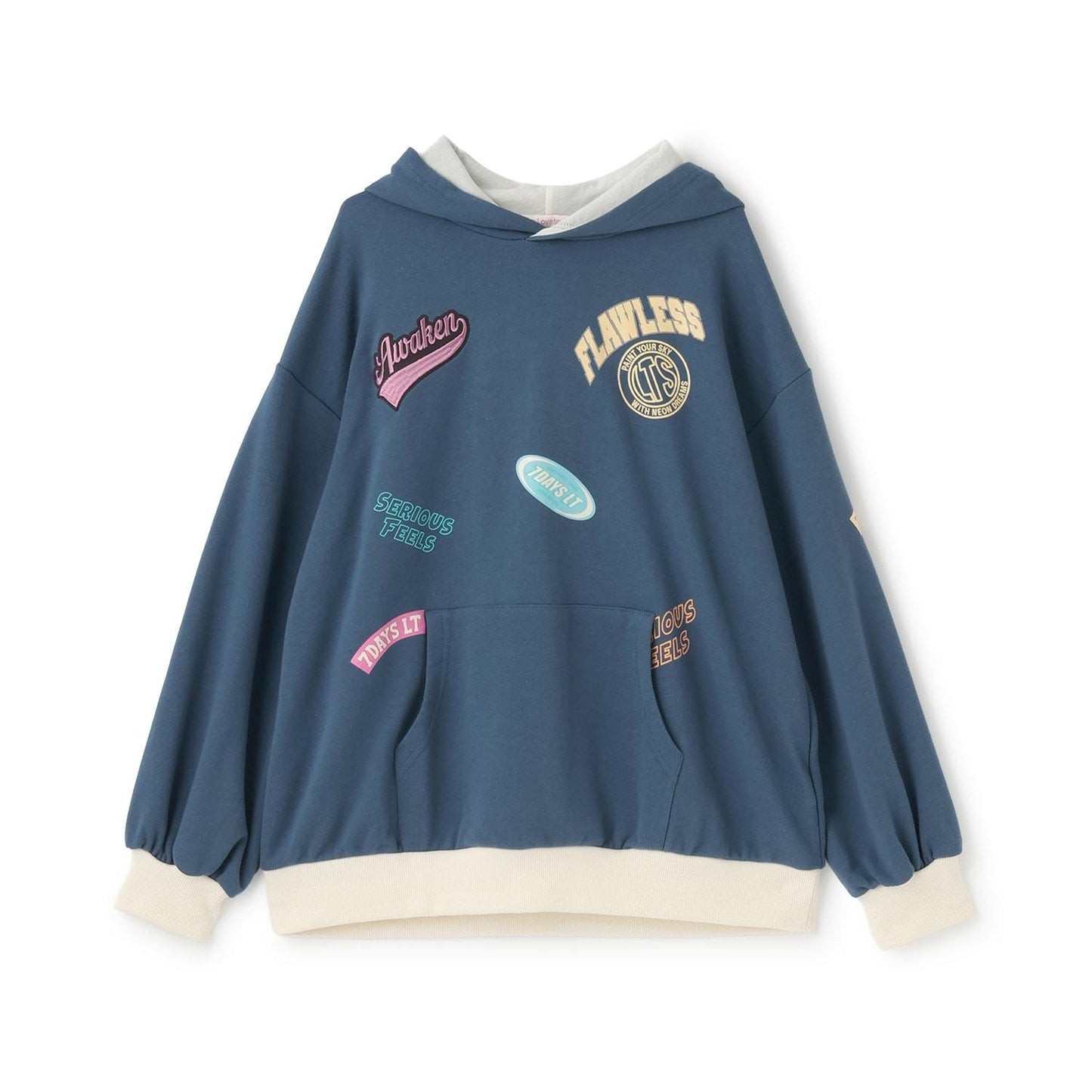 【7days】拼色連帽衛衣