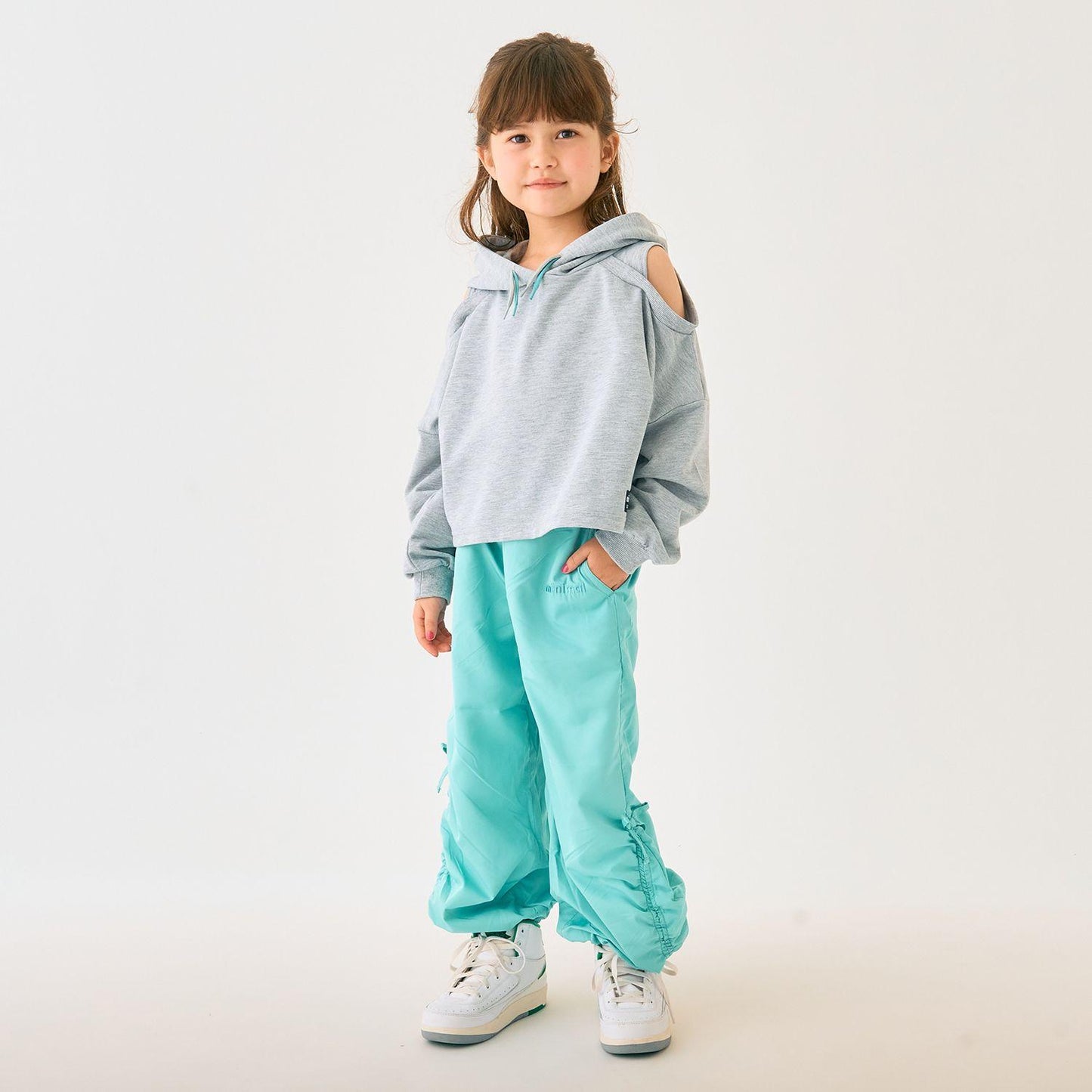 【防潑水】抽繩褲