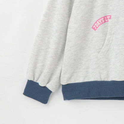 【7days】拼色連帽衛衣