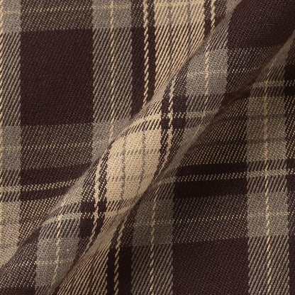 夏日感易穿格紋拉鍊褲