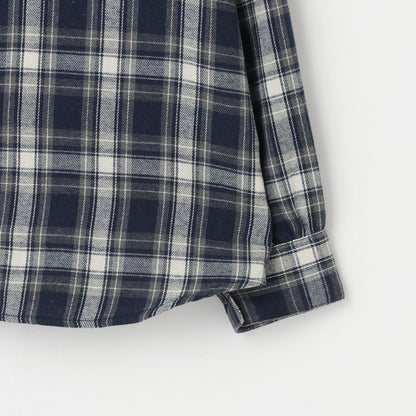 2WAY長袖格子襯衫套裝