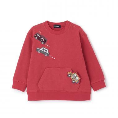 工程車輛貼布繡衛衣