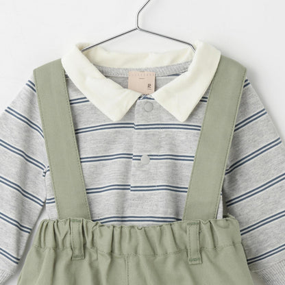 揹帶工裝褲套裝