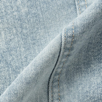 繫帶蝴蝶結喇叭牛仔褲