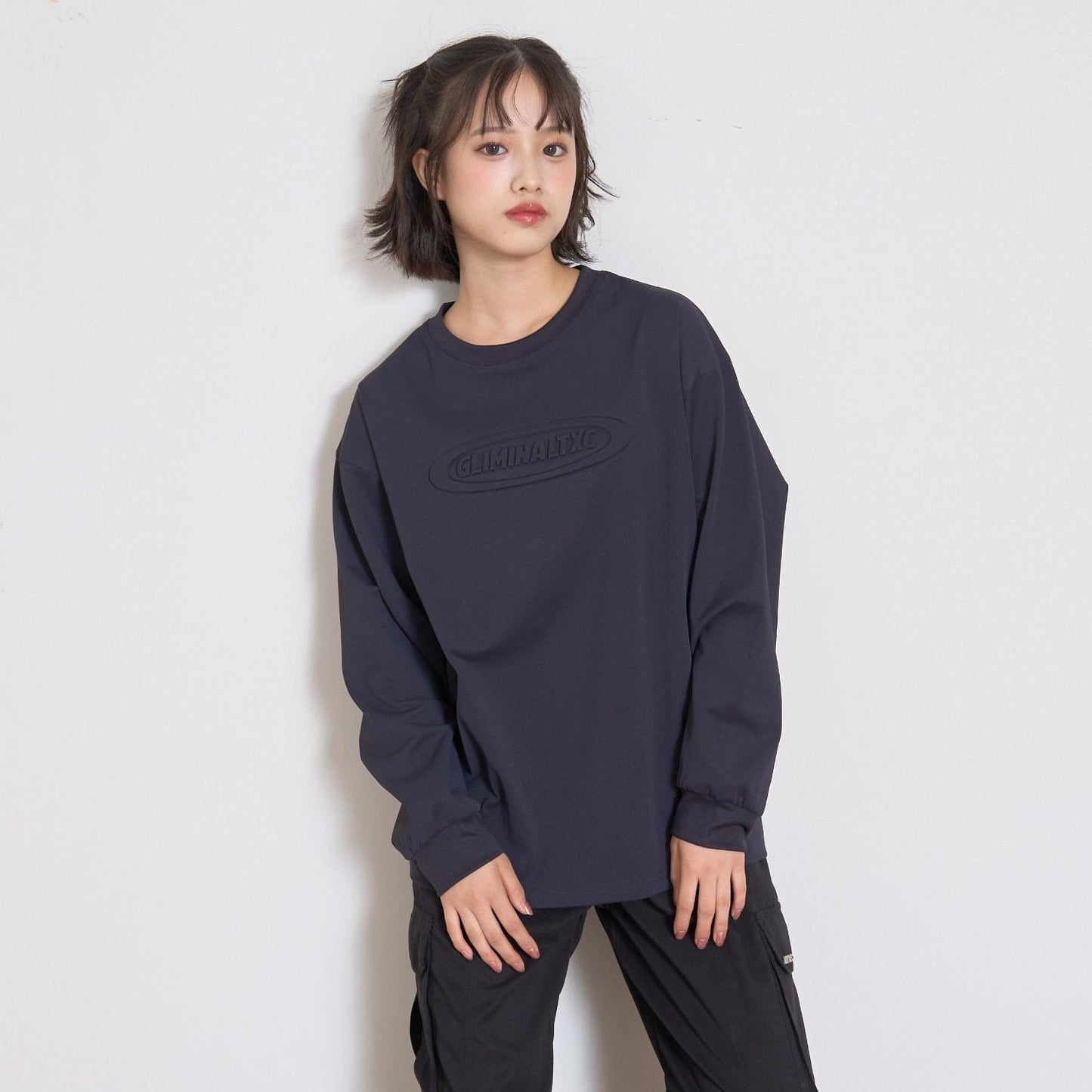 【5功能】寬鬆舞蹈長袖T恤