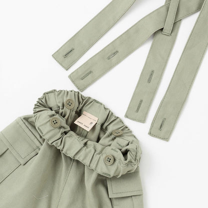 揹帶工裝褲套裝