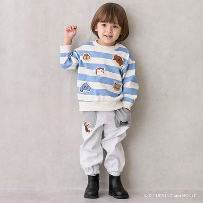 【好奇猴喬治】臉部貼布繡衛衣