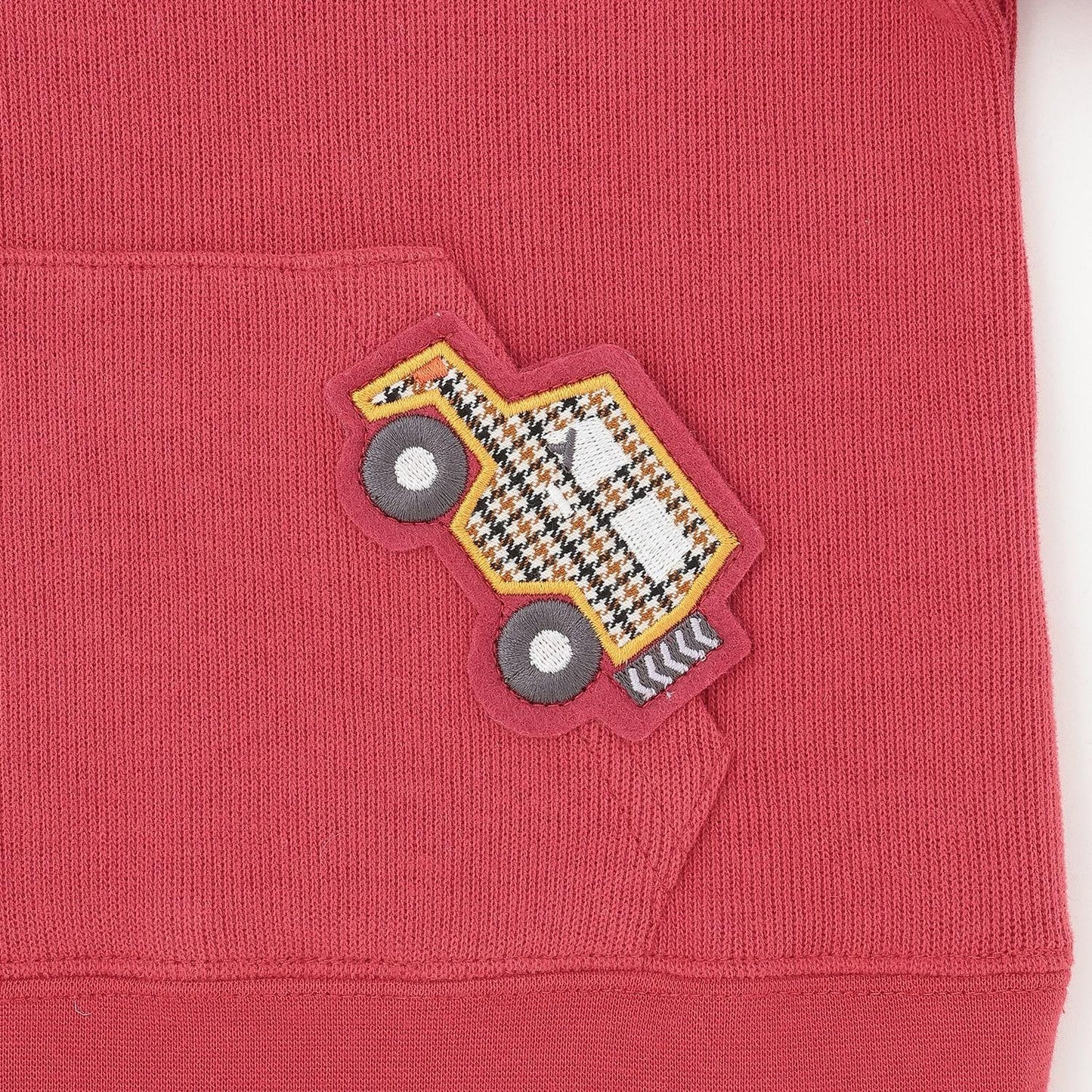 工程車輛貼布繡衛衣