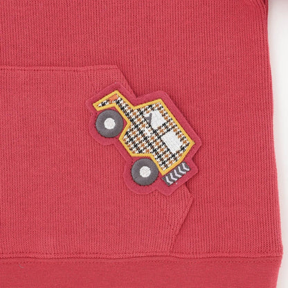 工程車輛貼布繡衛衣