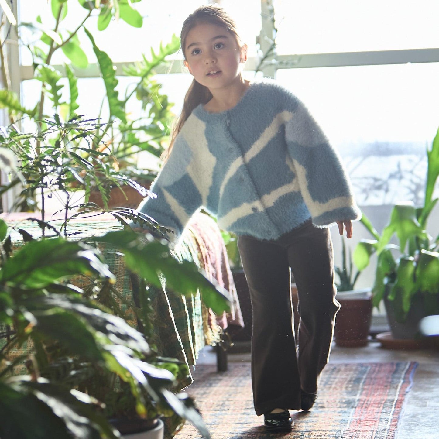 【リンク】長絨針織圖案開衫