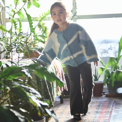 【リンク】長絨針織圖案開衫