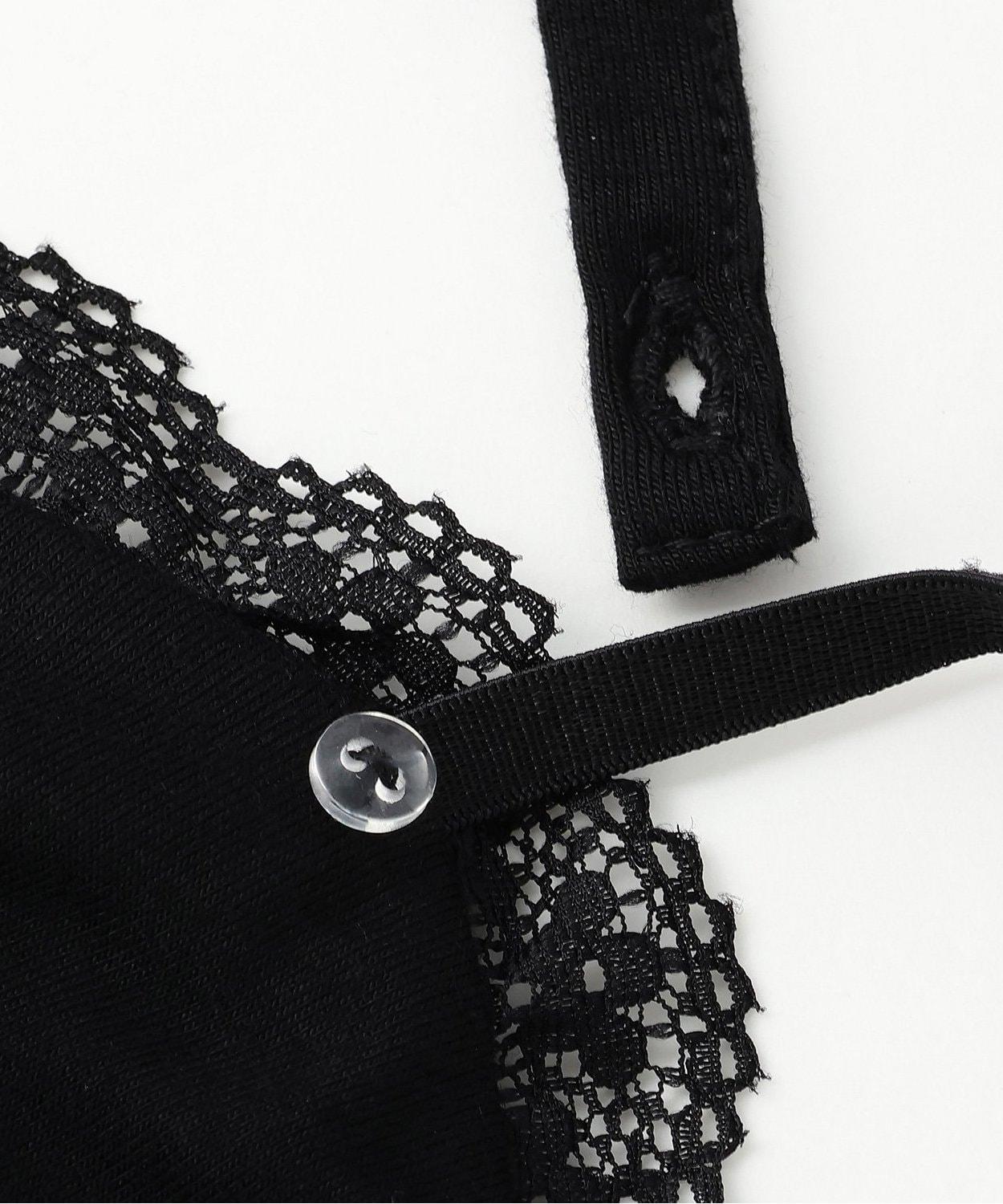 肩帶蝴蝶結褶皺吊帶背心【韓國時尚】