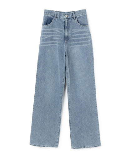 蕾絲口袋牛仔褲【韓國時尚】