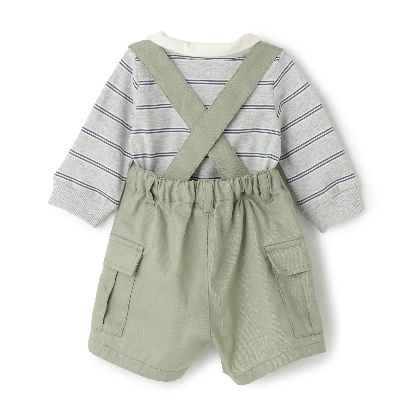 揹帶工裝褲套裝