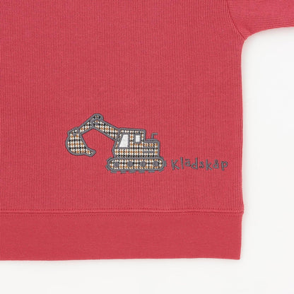 工程車輛貼布繡衛衣