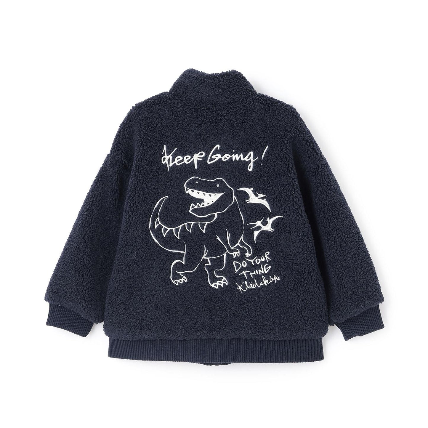 恐龍絨面飛行夾克