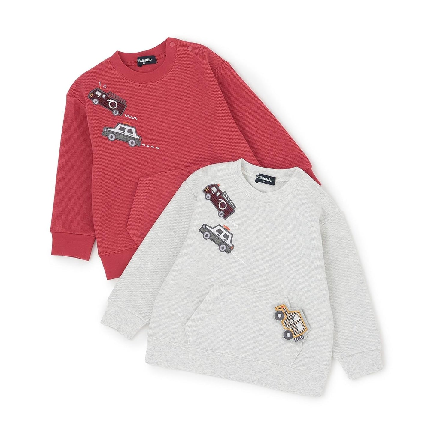 工程車輛貼布繡衛衣