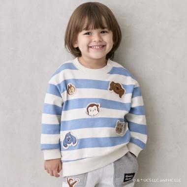 【好奇猴喬治】臉部貼布繡衛衣