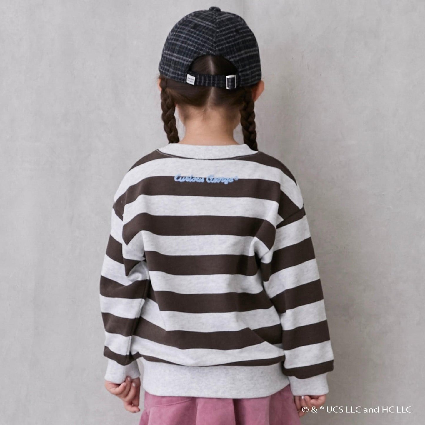 【好奇猴喬治】臉部貼布繡衛衣