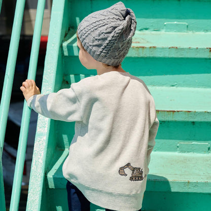 工程車輛貼布繡衛衣