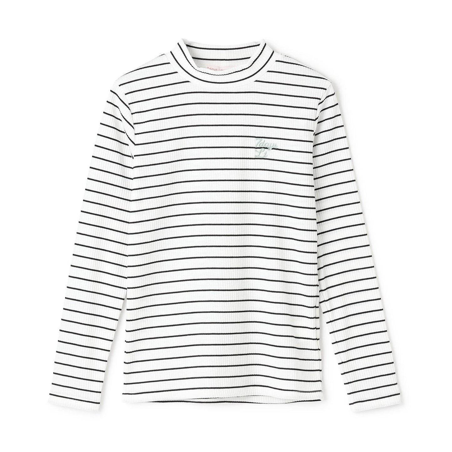 【7days】高領羅紋T恤