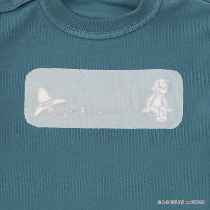 【好奇猴喬治】拼接長袖衛衣