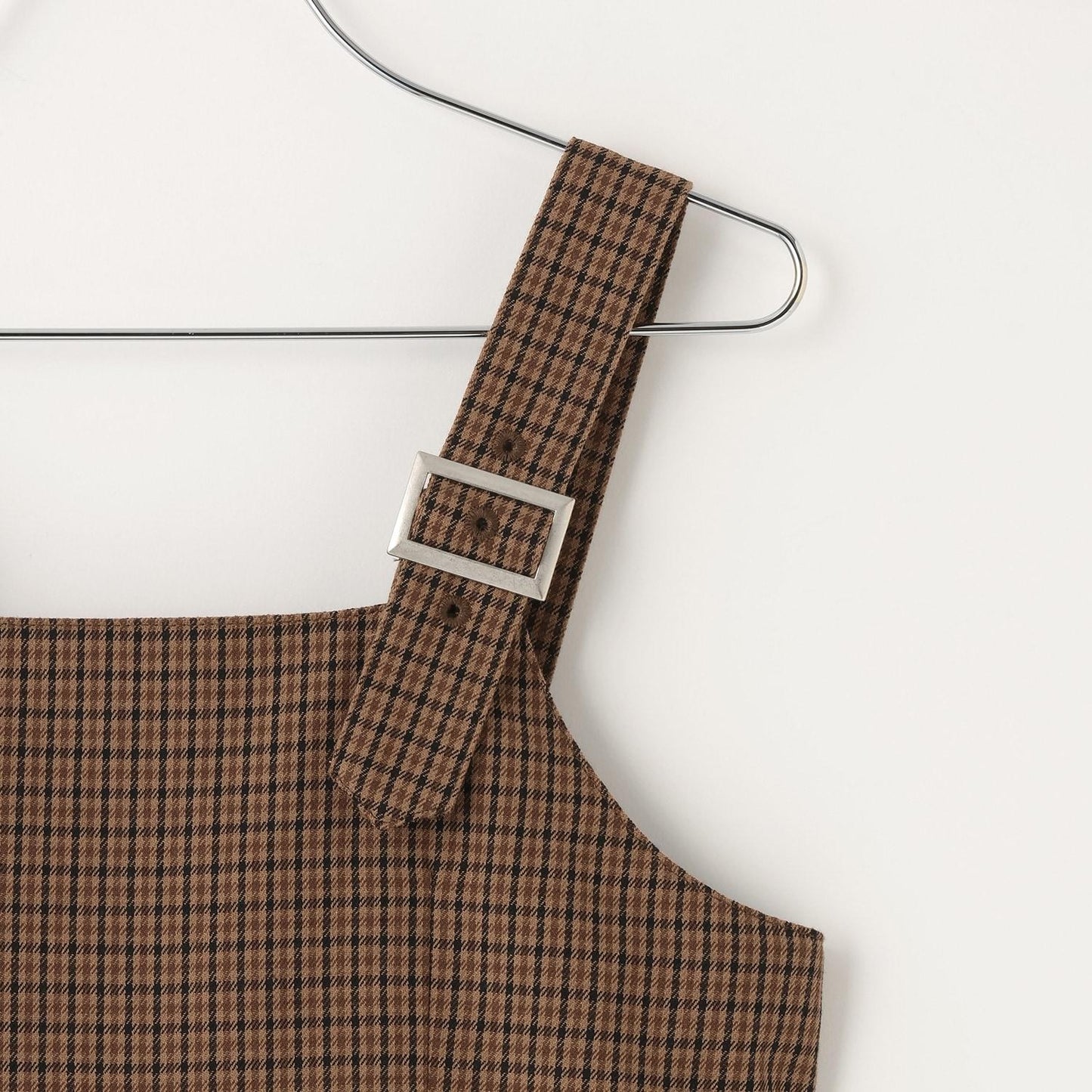 【Trois Lapins】格紋百褶連衣裙