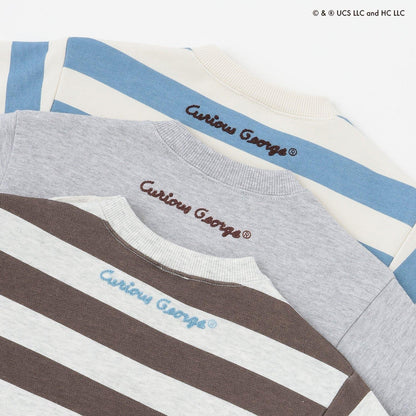 【好奇猴喬治】臉部貼布繡衛衣