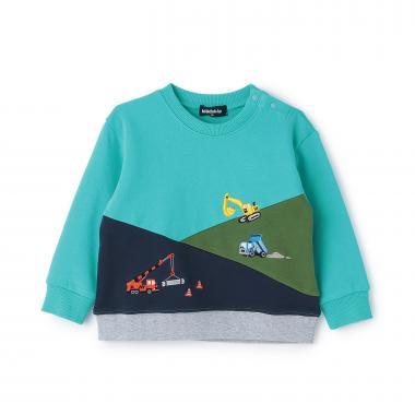 工程車輛圖案切換衛衣